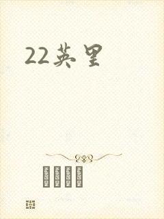 22英里