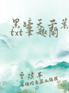 黑暗天子叶凌天txt笔趣阁