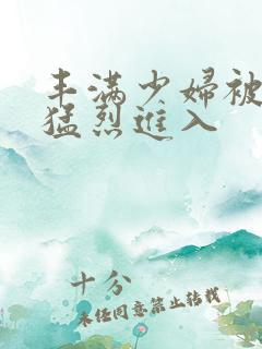 丰满少妇被黑人猛烈进入