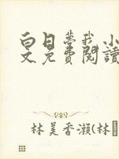 白日梦我小说全文免费阅读笔趣阁