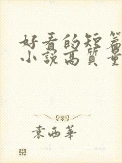 好看的短篇言情小说高质量文笔好