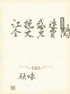 江挽盛连玦小说全文免费阅读