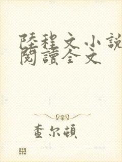 陆程文小说免费阅读全文