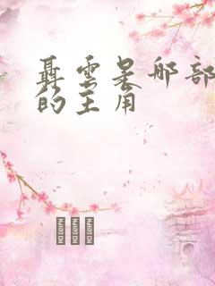聂云是哪部小说的主角