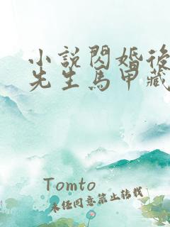 小说闪婚后,傅先生马甲藏不住完整版