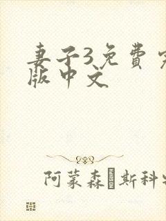 妻子3免费完整版中文
