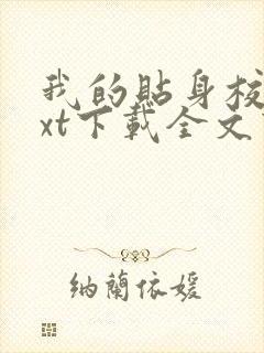 我的贴身校花txt下载全文下载