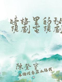 暗格里的秘密电视剧电视剧免费观看