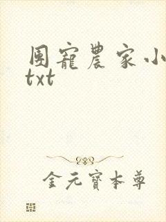 团宠农家小福女txt