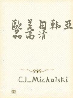 欧美日韩亚洲精品高清