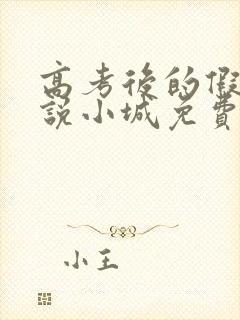 高考后的假期小说小城免费阅读