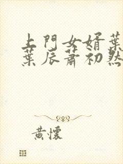 上门女婿叶辰 叶辰萧初然