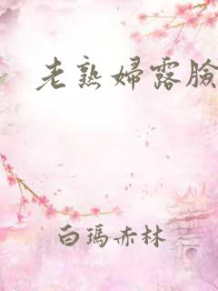 老熟妇露脸视频