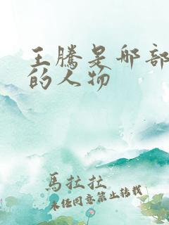 王腾是哪部小说的人物