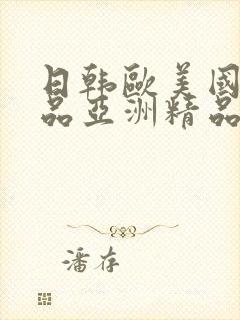 日韩欧美国产精品亚洲精品