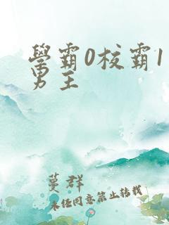 学霸0校霸1双男主