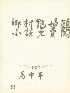 乡村艳妇顾子轩小说免费阅读全文作者