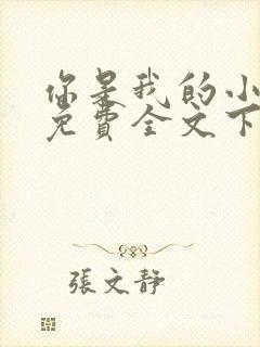 你是我的小确幸免费全文下载