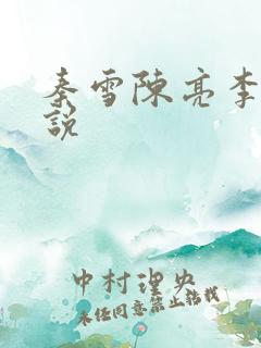 秦雪陈亮李天小说