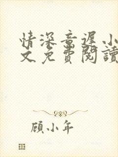 情深意迟小说全文免费阅读
