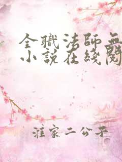 全职法师无删减小说在线阅读