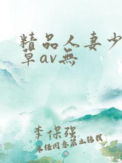 精品人妻少妇嫩草av无