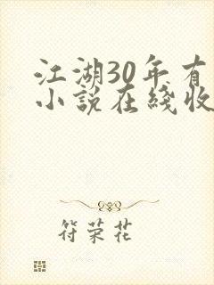江湖30年有声小说在线收听