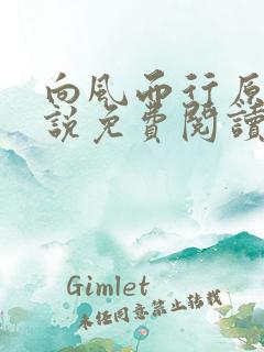 向风而行原著小说免费阅读