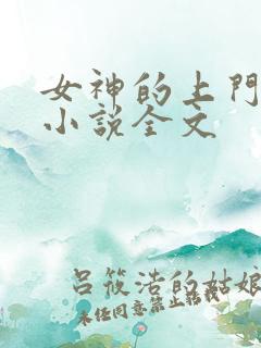 女神的上门豪婿小说全文