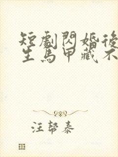 短剧闪婚后傅先生马甲藏不住了免费观看