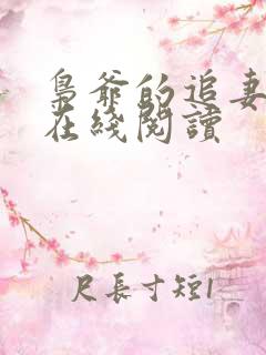 枭爷的追妻小说在线阅读