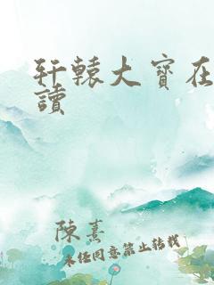 轩辕大宝在线阅读