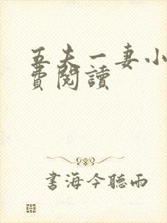 五夫一妻小说免费阅读