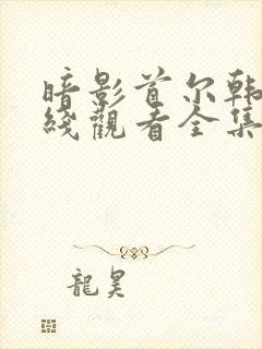 暗影首尔韩剧在线观看全集