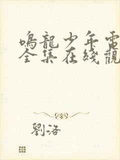 鸣龙少年电视剧全集在线观看高清