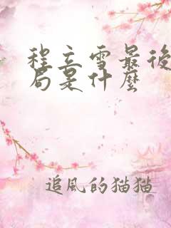 程立雪最后的结局是什么