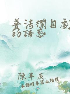 普法栏目剧保姆的诱惑