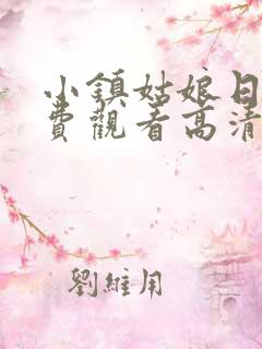 小镇姑娘日剧免费观看高清