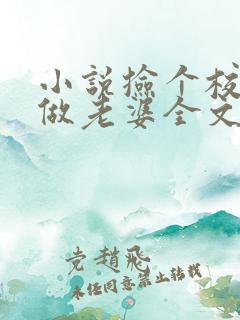 小说捡个校花一做老婆全文阅读免费阅读