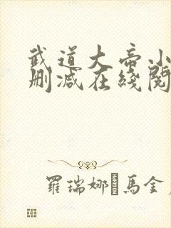 武道大帝小说无删减在线阅读