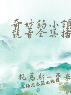 奇妙的小镇免费观看全集播放