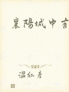 襄阳城中有黄蓉