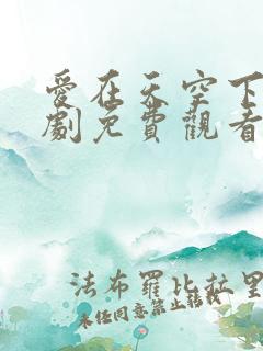 爱在天空下电视剧免费观看全集高清