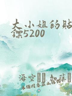 大小姐的贴身保镖5200