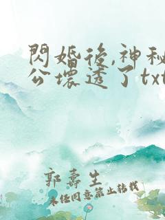 闪婚后,神秘老公坏透了txt下载