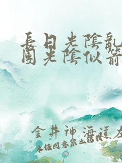 长日光阴乱作一团光阴似箭免费笔趣