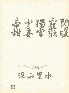 帝少独宠闪婚小甜妻雪欢暖深