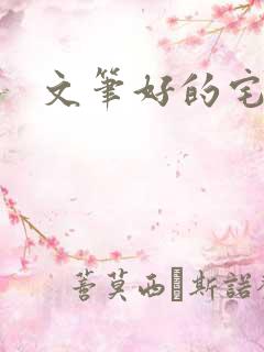 文笔好的宅斗文
