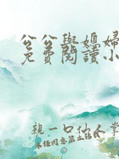 公公与媳妇苏秦免费阅读小说