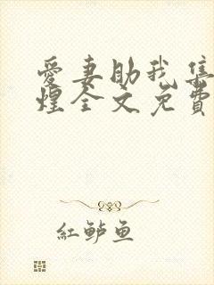 爱妻助我集团辉煌全文免费阅读